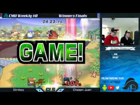 CMU Weekly 8 Winners Finals - Dirtboy (Fox/Peach) vs. ChosenJuan (Marth)