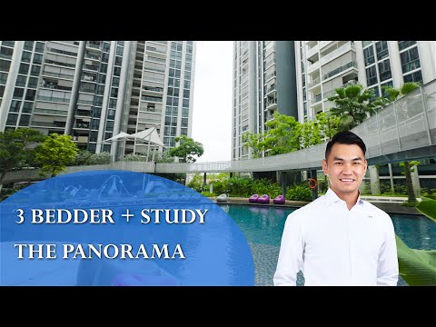 3 quartos mais unidade de estudo à venda no The Panorama! Bem ao lado da CHIJ St. Nicholas Girls' School!
