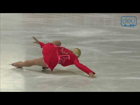 Ekaterina Stafford. Oberstdorf 2018. Bronze Ladies I Artistic. 1st place