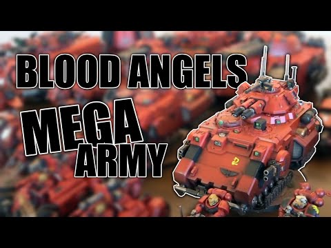 Showcase - Blood Angels Mega Army Warhammer 40.000 - Phantasos Studio