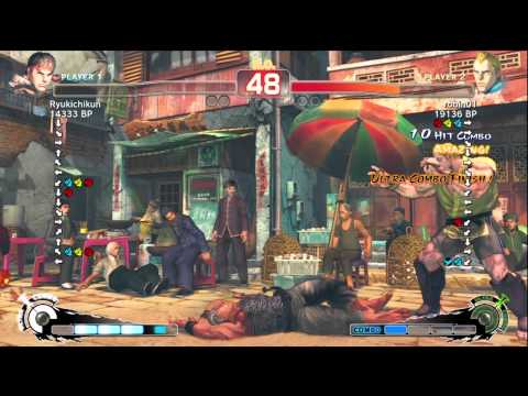 robin01 [Abel] vs Ryukichikun [Ryu] SSF4 Japanese Online Ranked Matches - TRUE-HD