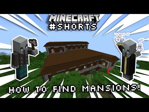 How to Easily Find Woodland Mansions in Minecraft 1.18 #shorts