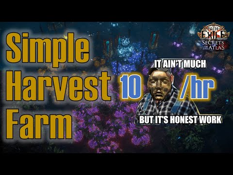 (Literally) Farm Divines - Simple Harvest for 10+ Div/Hour [PoE 3.26]