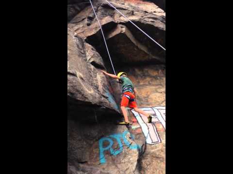 Лешка покоряет 5.6 в Quincy Quarries