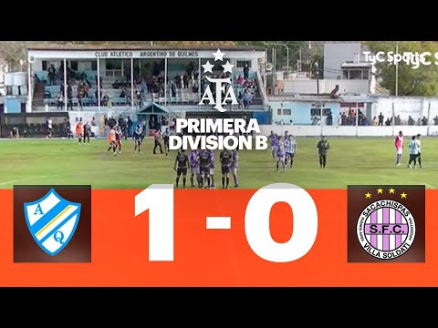 Argentino de Quilmes 1-0 Sacachispas | Primera División B | Fecha 15 (Apertura)