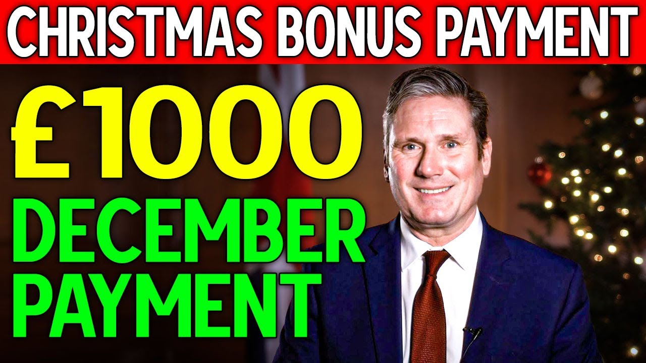 Confirmation of £1000 Christmas Bonus Payment Dates from DWP for Millions of People