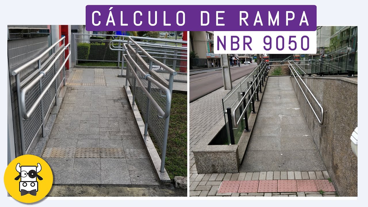 Cálculo de rampa | Dimensionamento de rampas conforme a NBR 9050