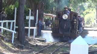 preview picture of video 'Puffing Billy - 12A departing Emerald for Lakeside. Australian trains. 5 November 2013.'