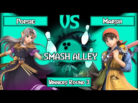 Smash Alley 20 Winners Round 3 - Popsie (Zelda) vs. Marsh (Hero)