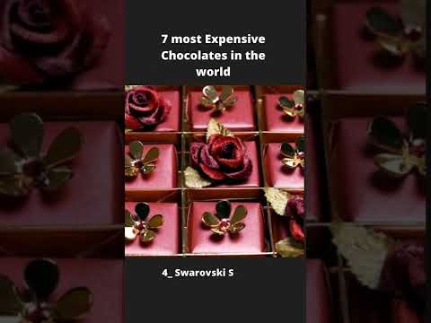 7 most expensive chocolates in the world || Mr trainee #shorts