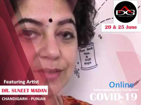 Greetings from Artist: Dr. SUNEET MADAN # CHANDIGARH _PUNJAB