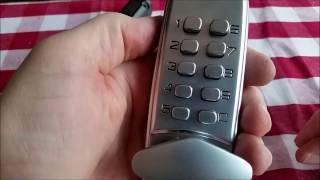 How to change the PIN code on a keypad Digilock