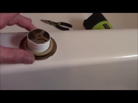 How To Repair Leaking Bathtub Drain Diy Fix Leaking Bathtub Drain How To Clear Clogged Tub Drain