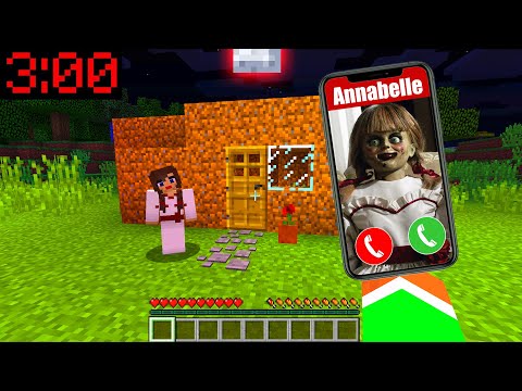 FuzionDroid - Minecraft PE : ANNABELLE CALLED ME AT 3:00AM IN MINECRAFT??!