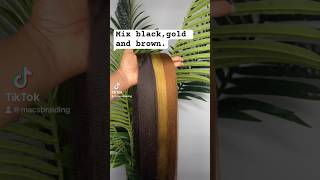 Colors: 1b, 27, 30 #braids #diy #viral #shortvideo #colors #colorful #howto #how #hair #colormixing
