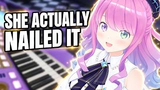 VTuber Builds Up Then Nails a Difficult Piano Song in One Take | Himemori Luna