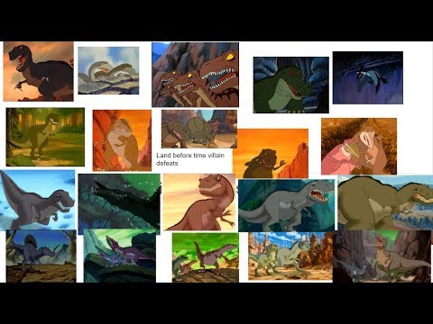 defeats of all the land before time villains reupload