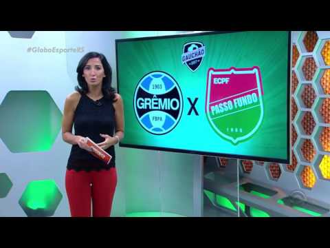 Matéria Globo Esporte RS - Grêmio x Passo Fundo - Gauchão