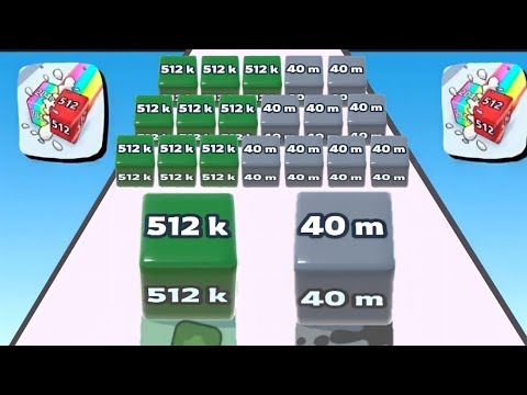 Jelly Run 2048 game play.all levels .android .ios .new update.