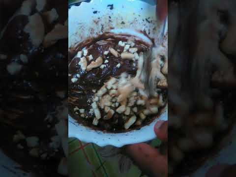 Sweet salami with chocolate halal.