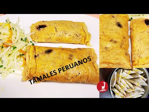 ¿NO ESTAS en PERÚ? Te Enseño Como Preparar TAMALES Peruanos de POLLO ¡Sin HOJAS de PLATANO!