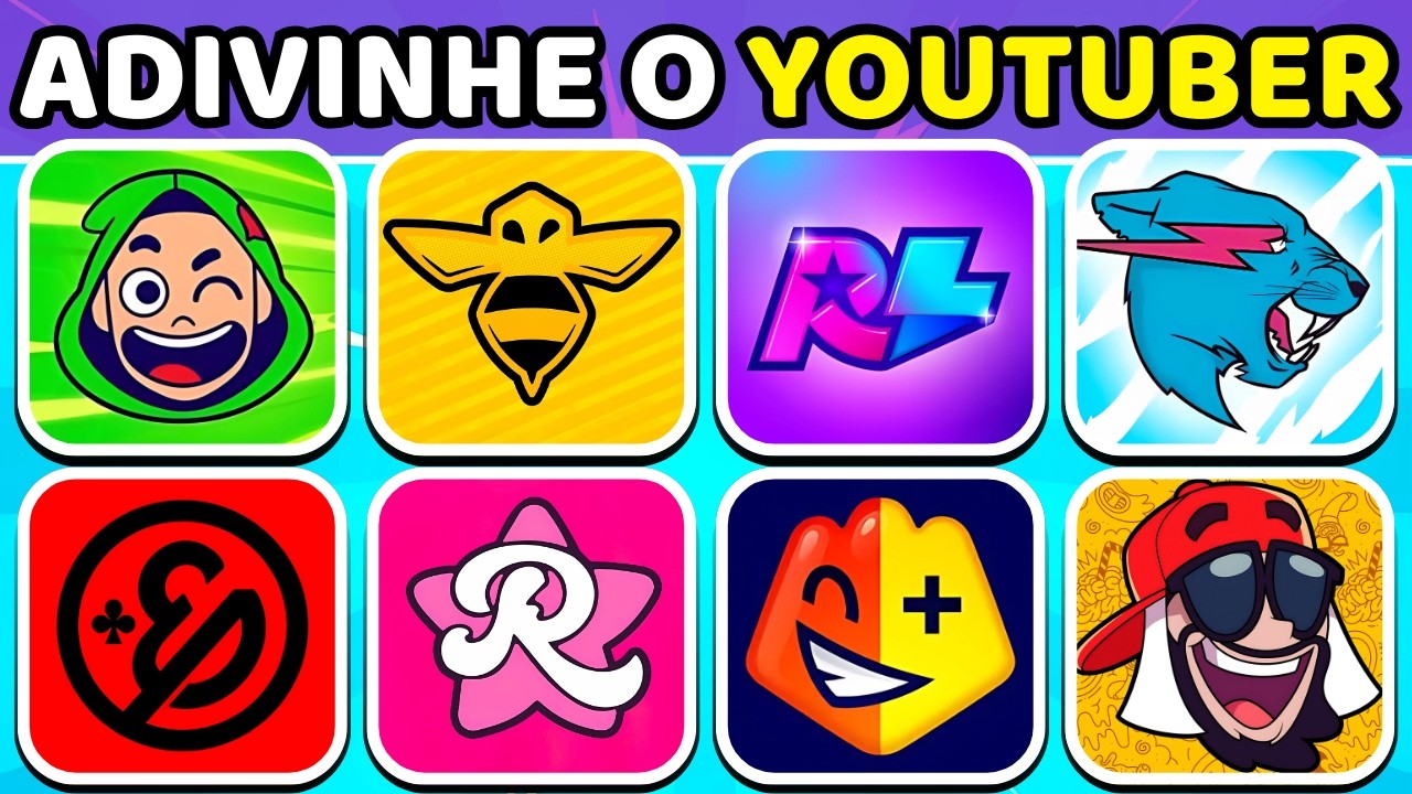 GUESS THE YOUTUBER BY THEIR LOGO! 🎥🔥 | Test your memory | quiz
