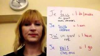 How to say "I make, I do, I have" in French video