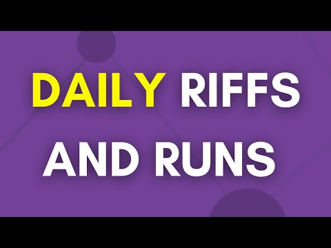 Daily Riffs And Runs Exercises (Easy)
