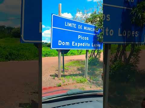 Limite de Municípios Picos/Dom Expedito Lopes Piauí