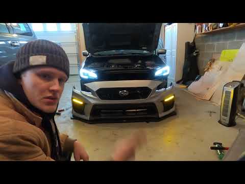 OLM JDM Fog Light/Turn Signal Bezel Install for WRX