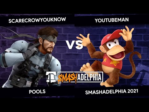Smashadelphia 2021 - ScareCrowYouKnow (Snake) vs YoutubeMan (Diddy Kong) - Pools