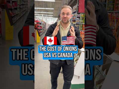 Price Difference Onions 🇨🇦 vs 🇺🇸 USA 😮