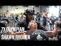 Tristyn Lee Trains Chest W/ 7x Olympian SHAWN RHODEN and New Olympian STANIMAL