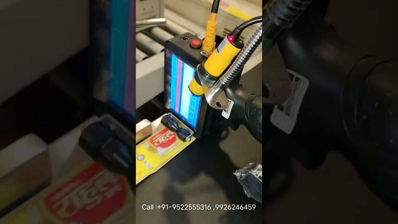 Automatic Label Batch Code Printing Machine| Inkjet Batch Coding Printing Machine for labels#shorts