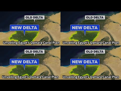 Unveiling Egypt's Qattara Canal Plan !!
