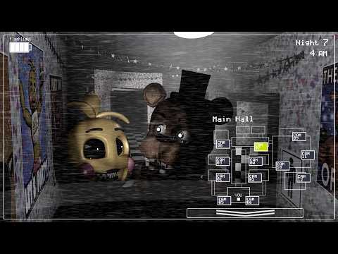 Toy Chica & Withered Freddy FNaF in Real Time Animated