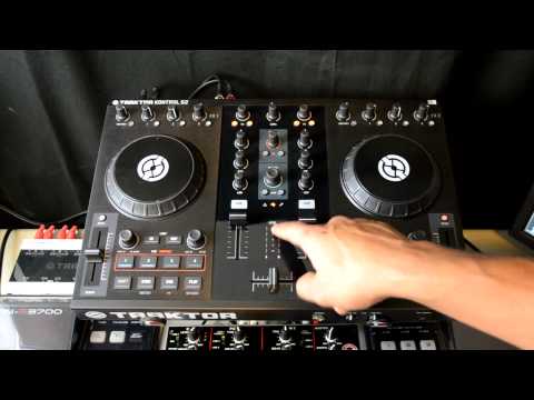 Native Instruments Traktor Kontrol S2 Digital DJ Controller Video Review Demo (With MIDI)