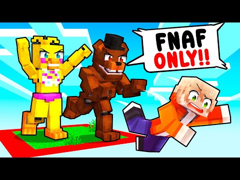 FNAF in Minecraft: ONE CHUNK Challenge