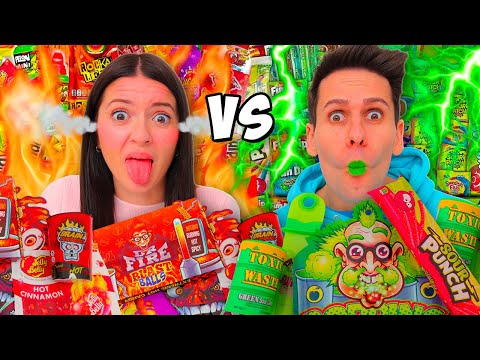 MANGIAMO SOLO CIBO PIÙ ASPRO vs PICCANTE DEL MONDO!!