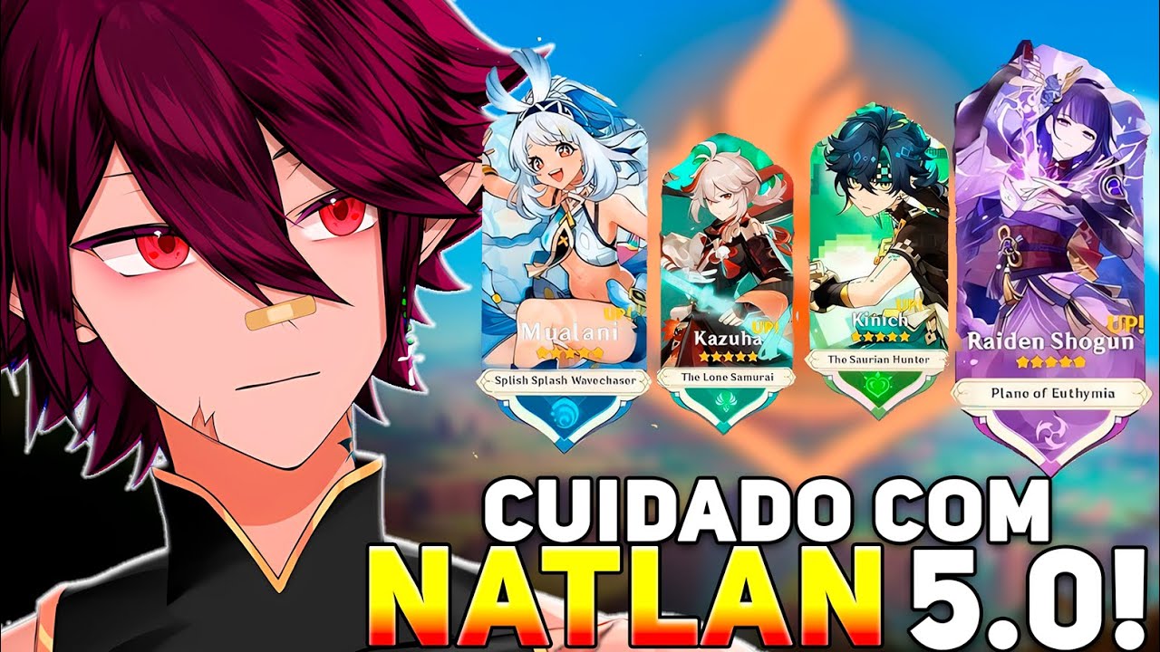 Tome CUIDADO em Naltan! BANNERS 5.0 Mualani, Kinich, Kazuha ou Raiden Shogun! GENSHIN IMPACT
