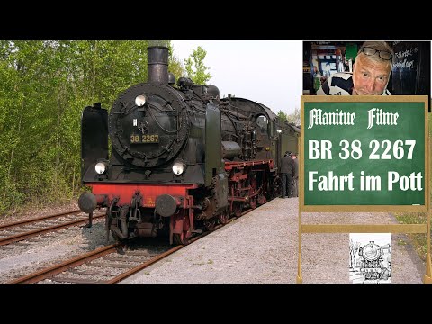 Dampflokfahrt durch das Land der Zechen - Dampf im Pott mit der BR38