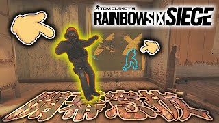 何となく窓を撃ってみたら綺麗にHSした【R6S】