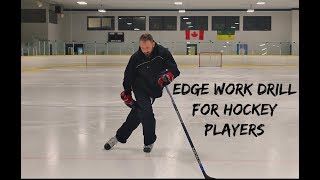 IMPORTANT EDGE DRILLS FOR HOCKEY PLAYERS TO WORK ON