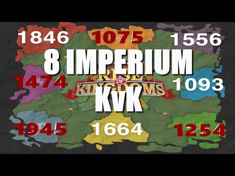 1254 vs 1556 & 1093 pass 6 opening - the 8 imperium kvk Sot8 - Rise of Kingdoms