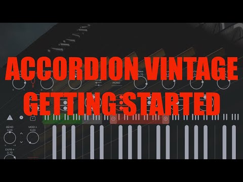 apeSoft Accordion Vintage- Tutorial: Exploring the App Part 1, Getting Started