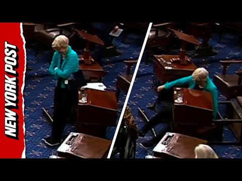 Watch: Senator Elizabeth Warren CRASHES to Senate floor