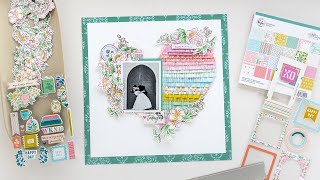 Live with Nathalie | Picture Perfect Scrapbook Layout