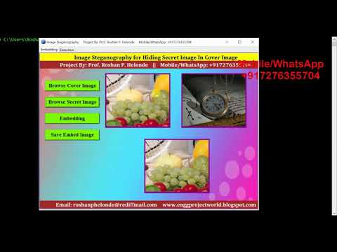 Python Code For Image Steganography Hiding Secret Image In Cover Image Using Python Code