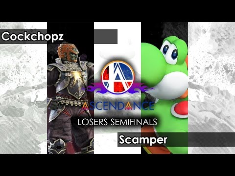 Smash 4: PBG | MNK | Cockchopz (Ganon/Little Mac) V UMA.ST | Scamper (Yoshi) - Ascendance 26 SSB4