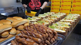 정통 아메리칸 핫도그! 미국 푸드트럭에서 시작된 곳 / american style hot dog sandwich - korean hot dog shop